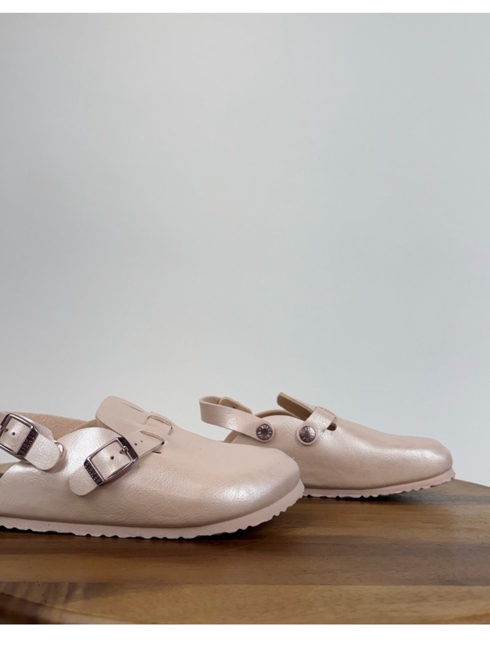 New Big Kids Birkenstock Tokio Kids Birkibuc Pink‎ Slingback Slide Clogs Size 33